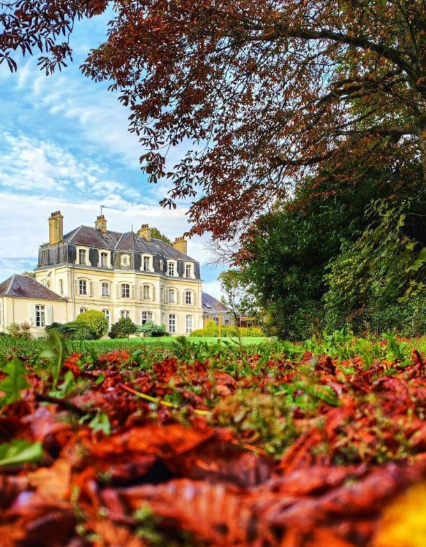 Château Cléry paysage d’automne Château Cléry paysage d'automne